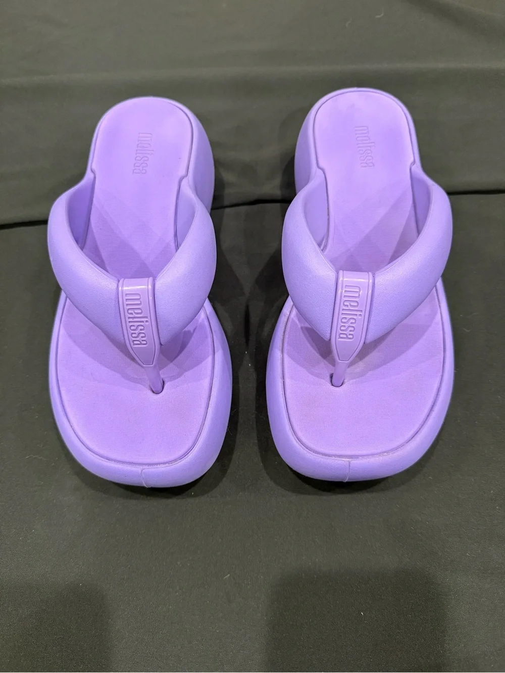 Melissa Lavender Platform Flip Flops | US 5 | Worn Once